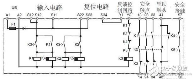 安全繼電器工作原理、接線圖、使用方法